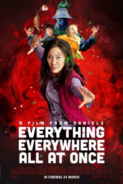 Everything Everywhere All At Once movie poster for Asian American and Pacific Islander Heritage Month