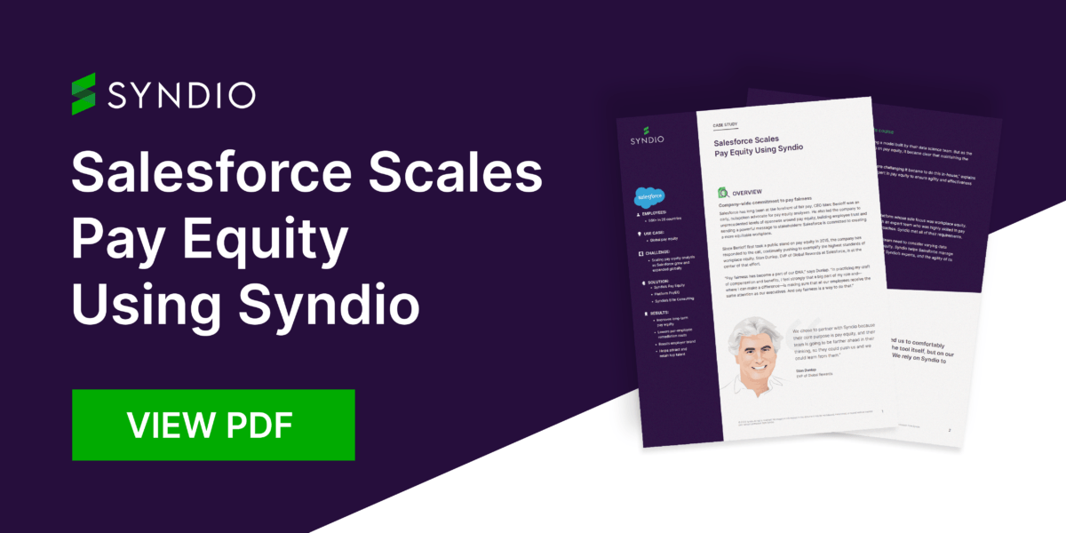 Salesforce Scales Pay Equity Using Syndio