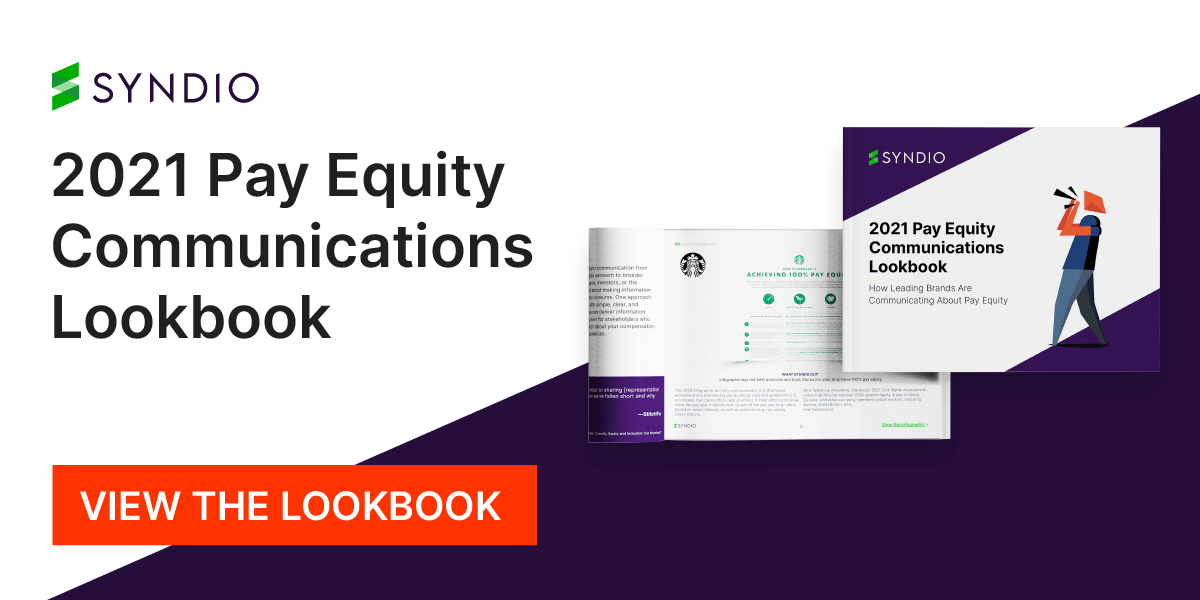 Syndio Pay Equity Examples: Communications Lookbook