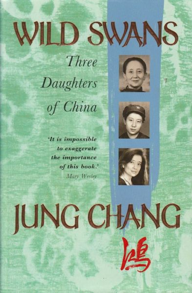 Wild Swans: Three Daughters of China book cover for Asian American and Pacific Islander Heritage Month