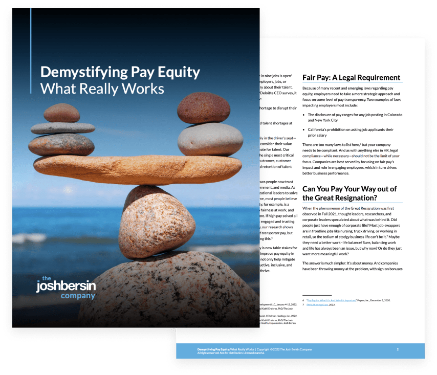 Demystifying Pay Equity What Really Works with Josh Bersin