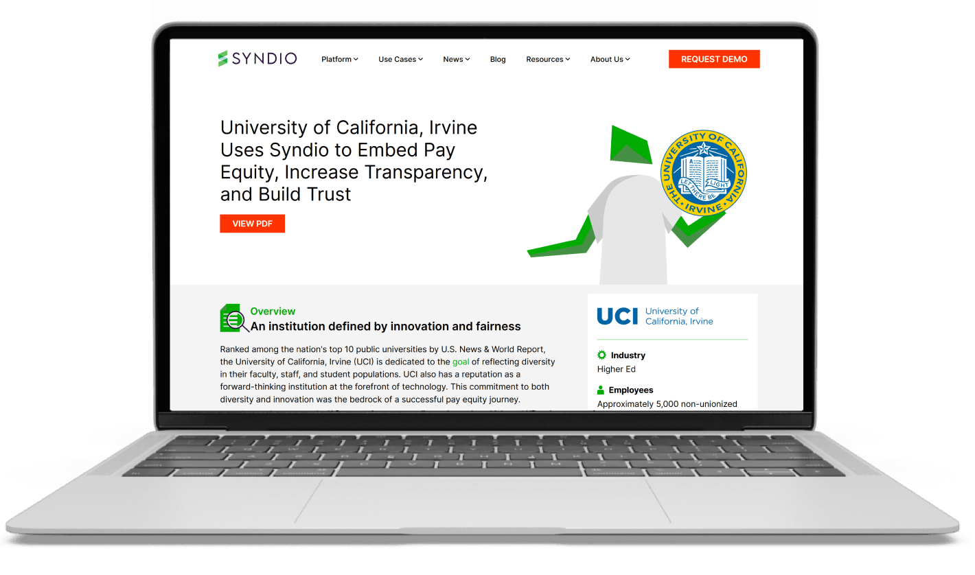 UCI Pay Equity and Syndio Case Study