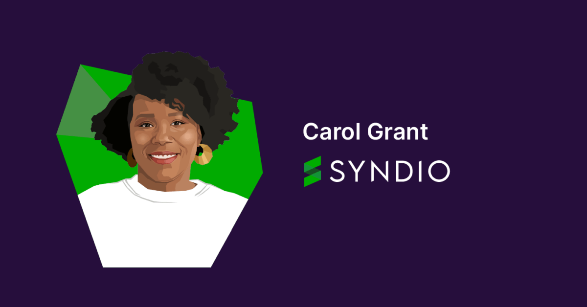 Illustrated portrait of Carol Grant at Syndio