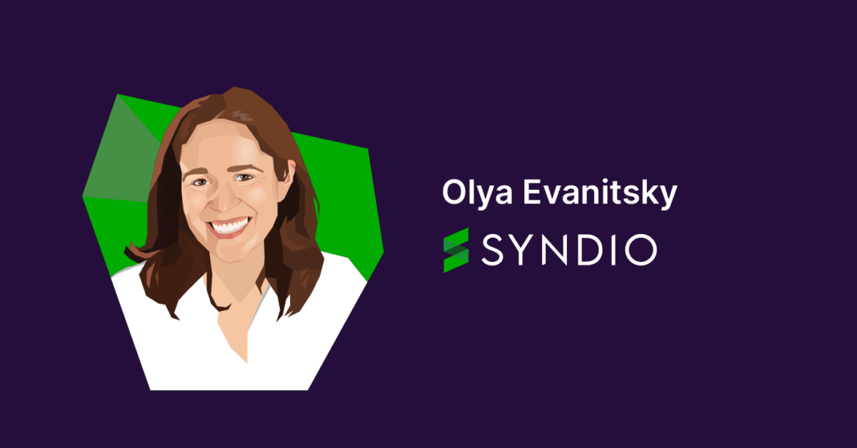 Illustrated portrait of Olya Evanitsky at Syndio