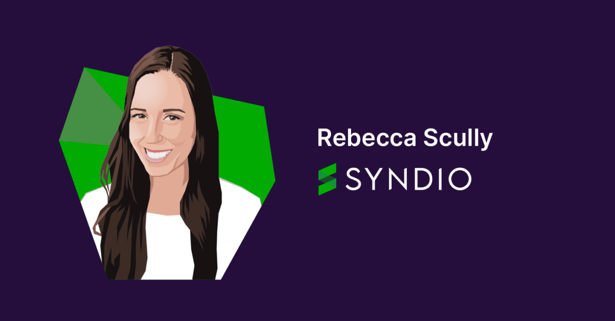Illustrated portrait of Rebecca Scully at Syndio