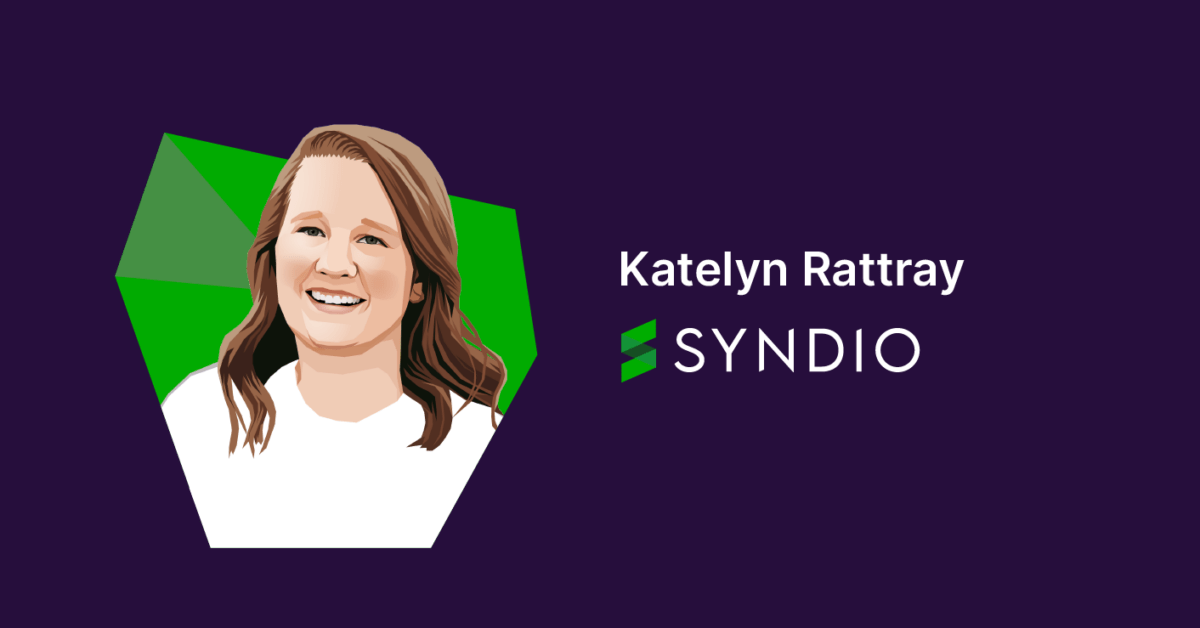 Illustrated portrait of Katelyn Rattray at Syndio