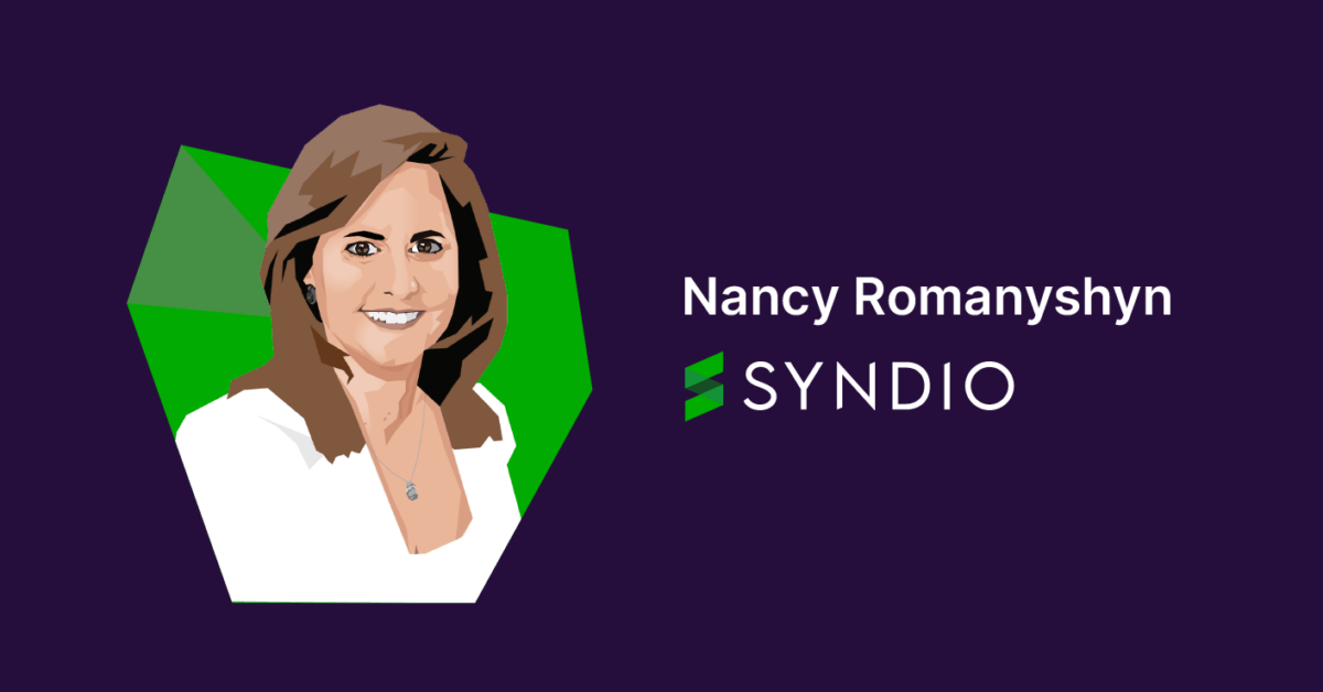 Illustrated portrait of Nancy Romanyshyn at Syndio