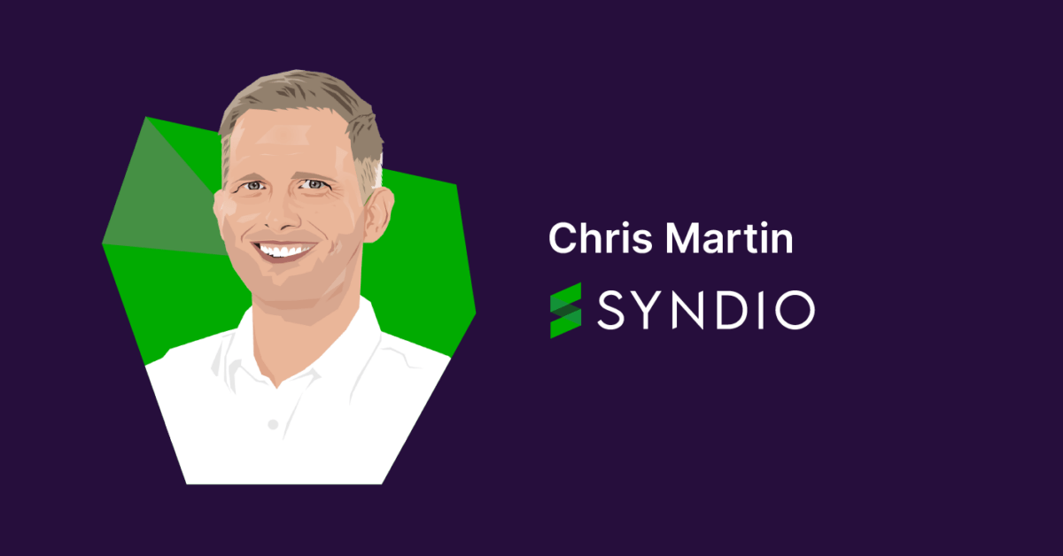 Illustrated portrait of Chris Martin at Syndio