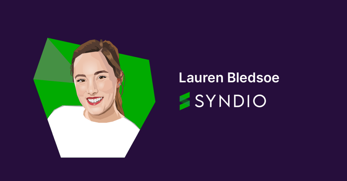 Illustrated portrait of Lauren Bledsoe at Syndio