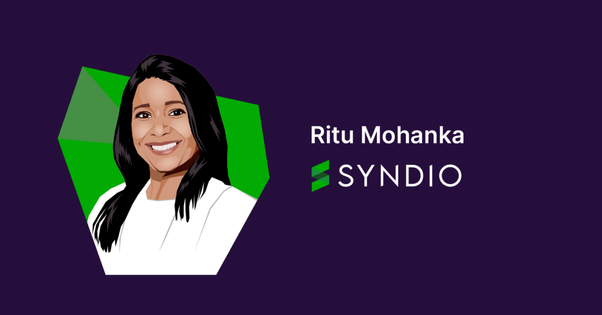 Illustrated portrait of Ritu Mohanka at Syndio