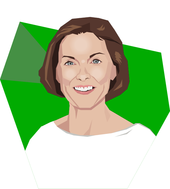 Illustrated portrait of Teresa Brewer, guest author for Syndio