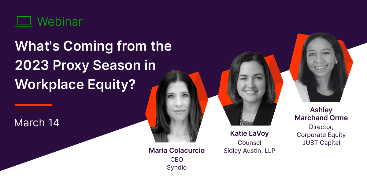 What's Coming from the 2023 Proxy Season in Workplace Equity?