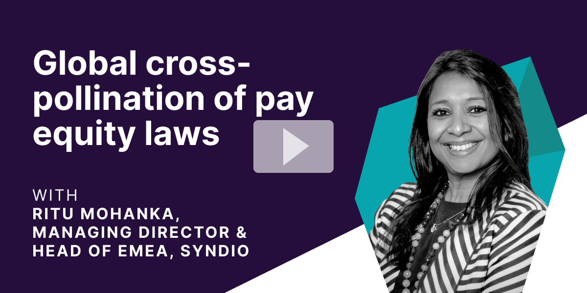 There has been a clear trend of global cross-pollination of pay equity laws in recent years.