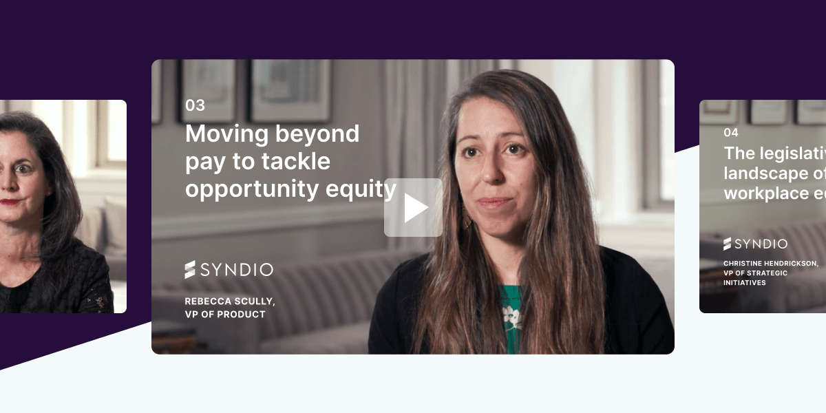 Rebecca Scully - Moving beyond pay to tackle opportunity equity
