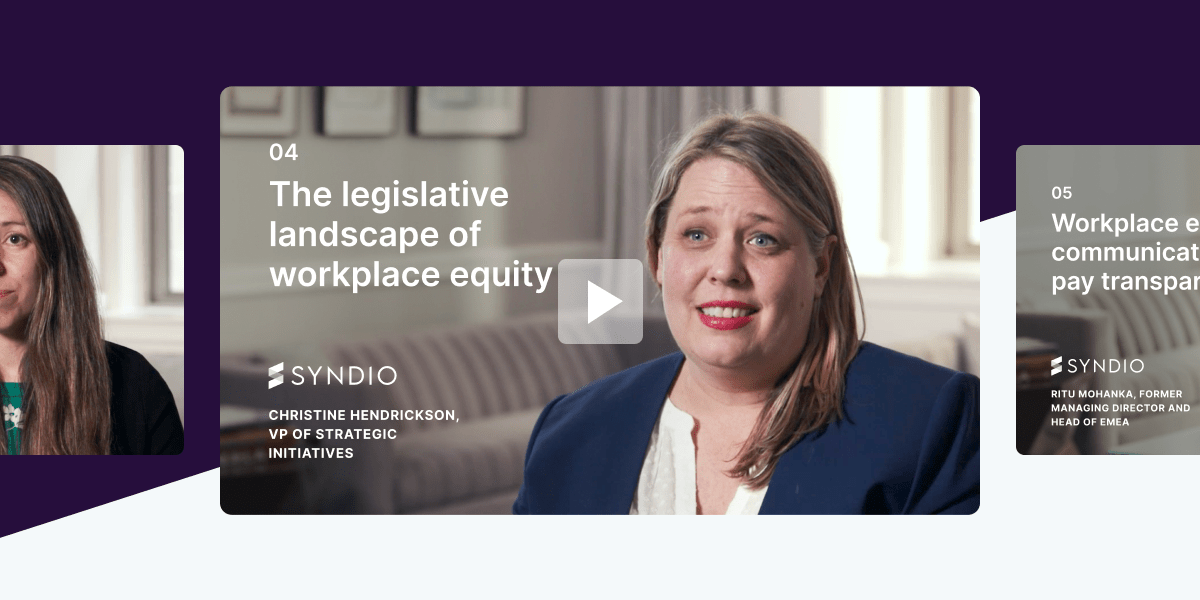 Christine Hendrickson - The legislative landscape of workplace equity
