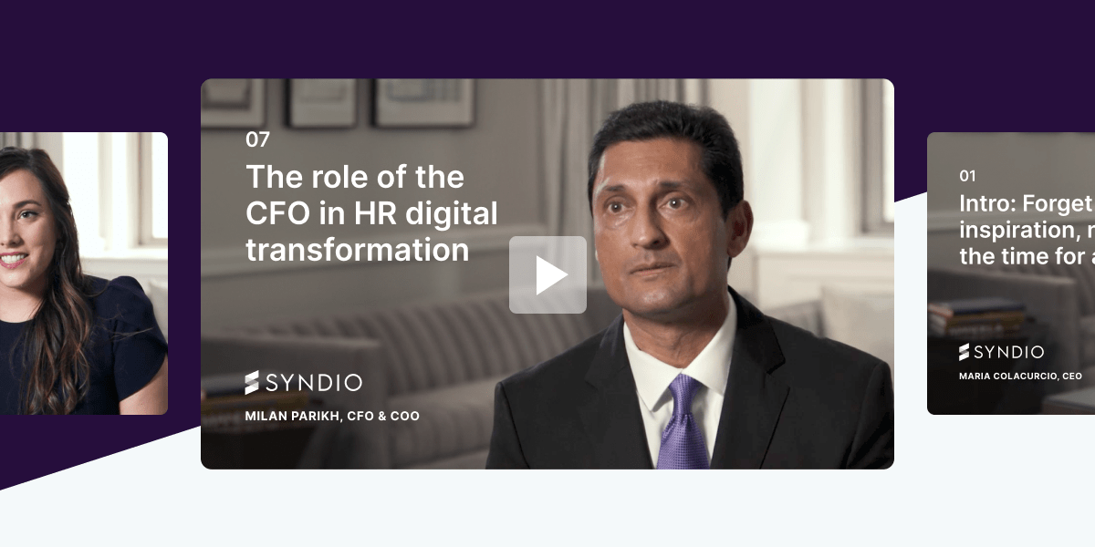 Milan Parikh - The role of the CFO in HR digital transformation