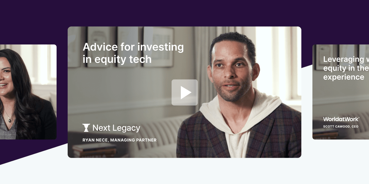 Ryan Nece - Advice for investing in equity tech