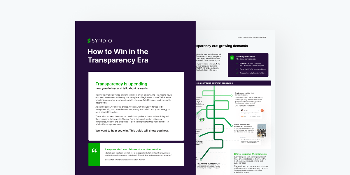Get the guide on how to win the transparency era.