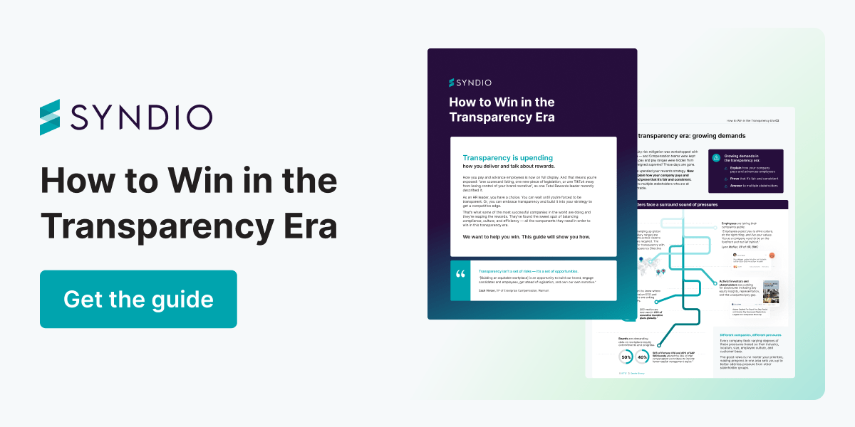 How To Win In The Transparency Era Pdf Syndio