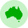 Green Icon of Australia