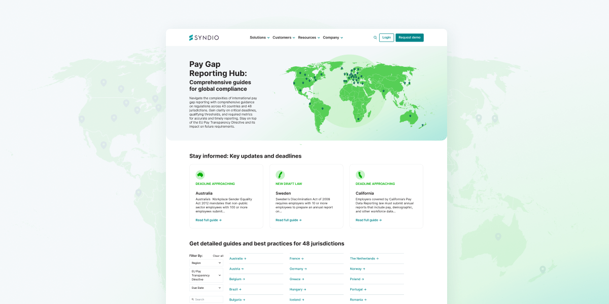 Pay gap reporting hub