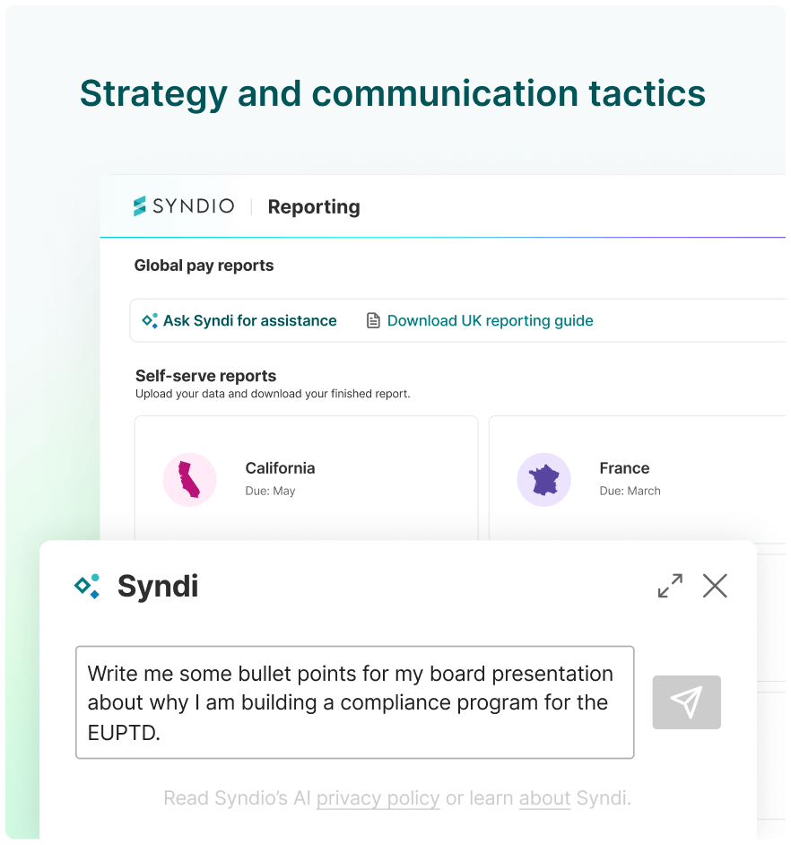 Strategy and communication tactics