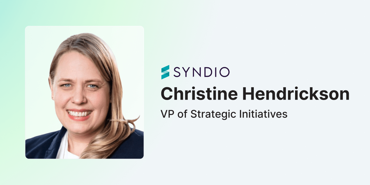 Christine Hendrickson at Syndio