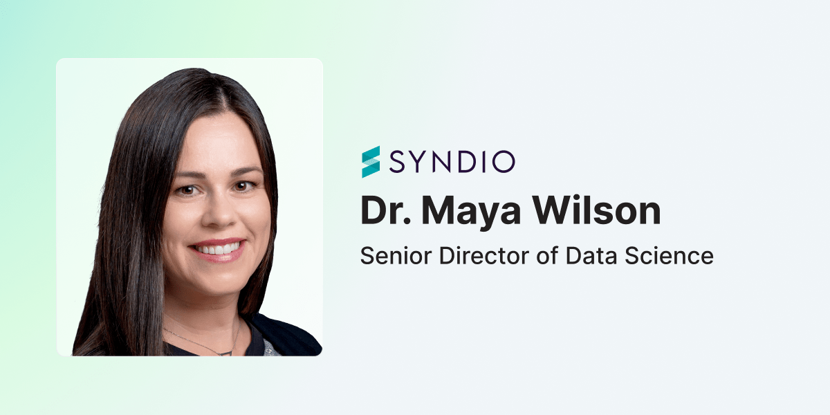 Dr. Maya Wilson from Syndio