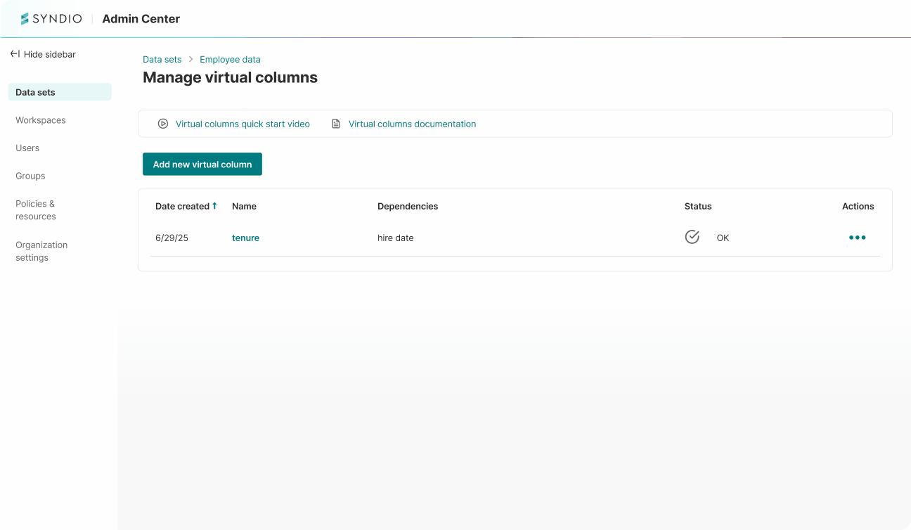 Configure