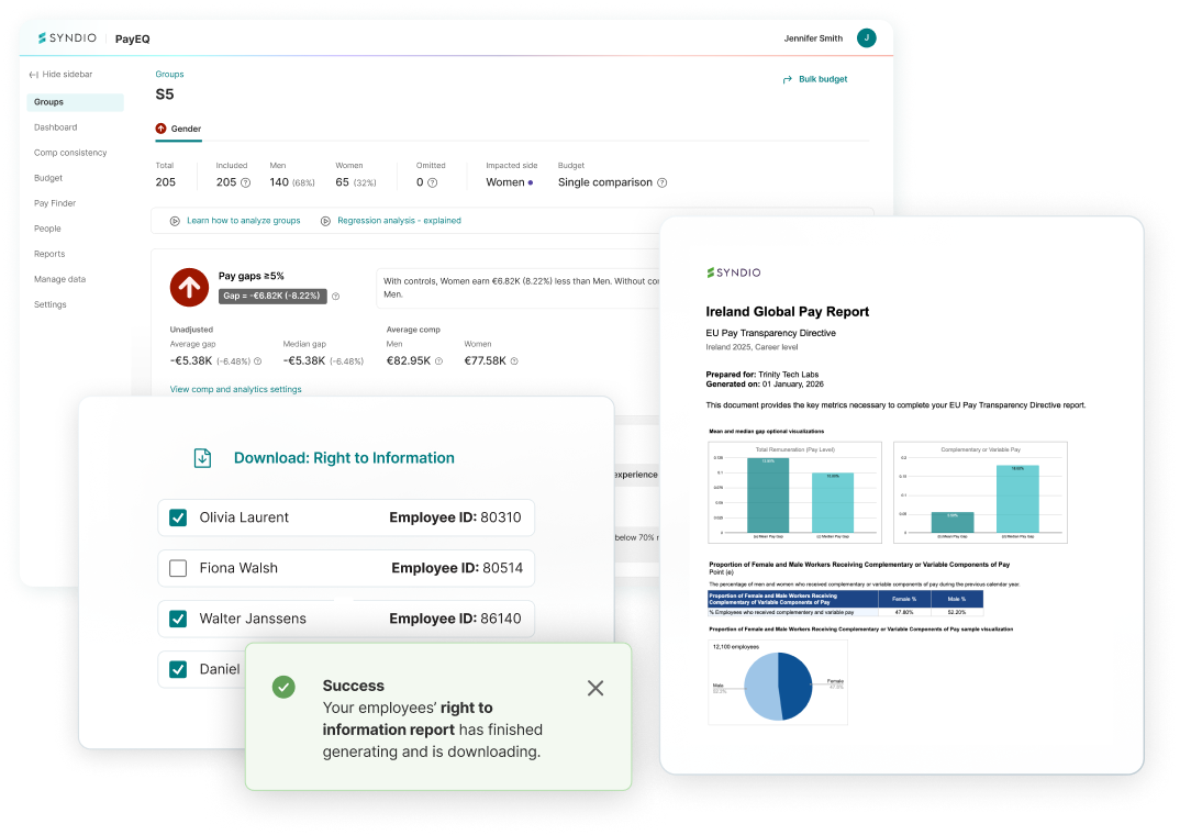 Syndio solution: EU Pay Transparency Directive