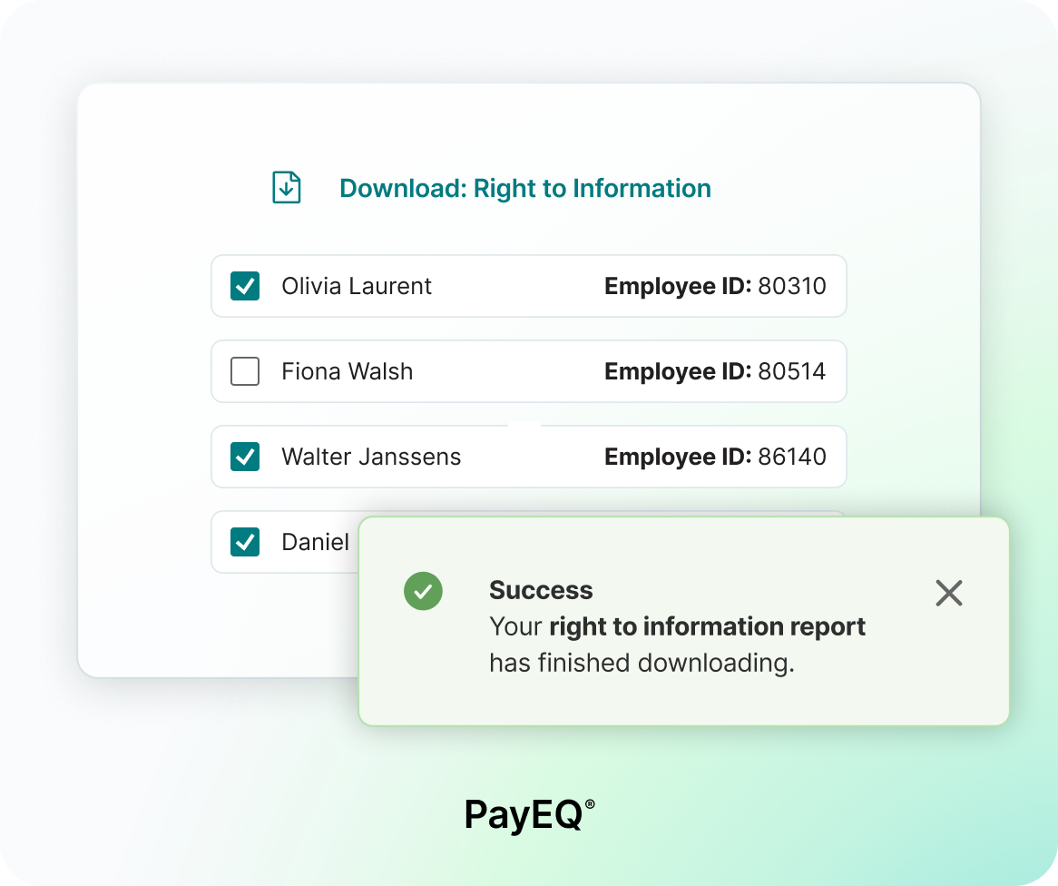 PayEQ - Right to Information